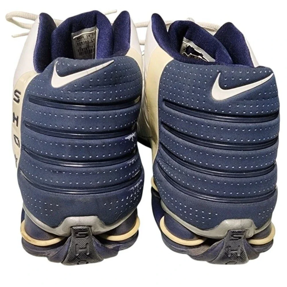 NIKE Shox Vintage 2004 Size 16 Leather High Top Sneakers EU 50.5